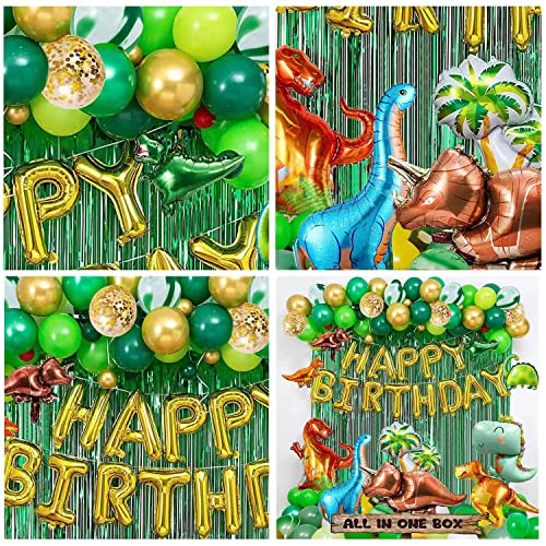 Dino Birthday Party Decorations Balloons, Dinosaur Birthday Party Decorations Supplies, Dino Party Decorations For Boys Include Dinosaurs Balloons, Happy Birthday Banner For Dino Kids Party #TOP6