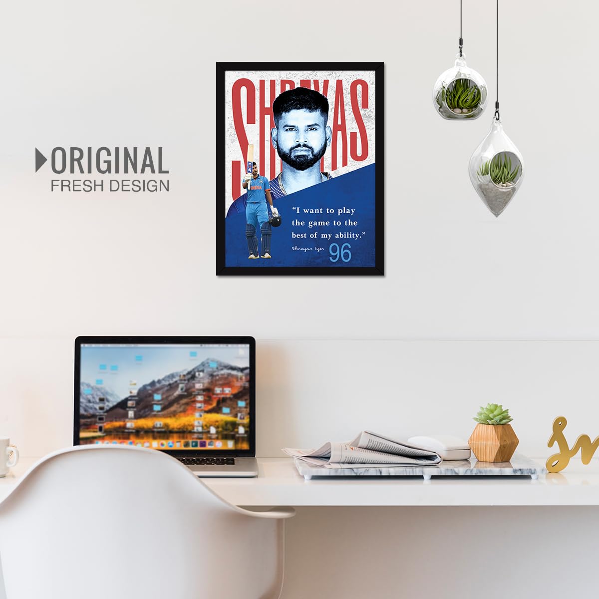 Shreyas Iyer Motivational Quotes Frames - Gift Ideas -2 Shreyas Iyer Motivational Quotes Frames - Gift Ideas -2