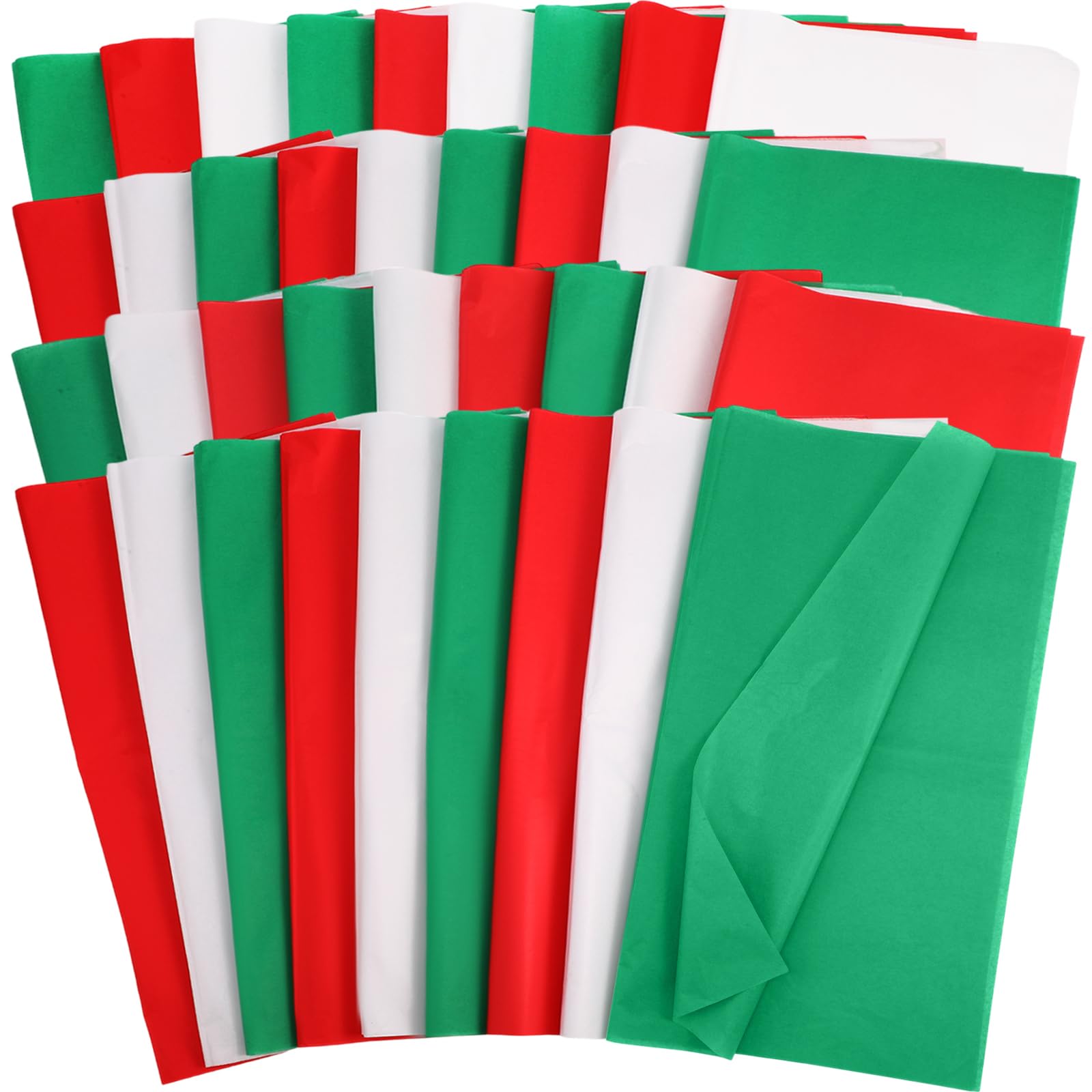 Qilery Lot de 600 feuilles de papier de soie pour emballage cadeau de Noël - 50 x 50 cm - Pour sacs cadeaux, boîtes d'emballage pour fête prénatale, fête prénuptiale, projet d'artisanat, mariage, fête