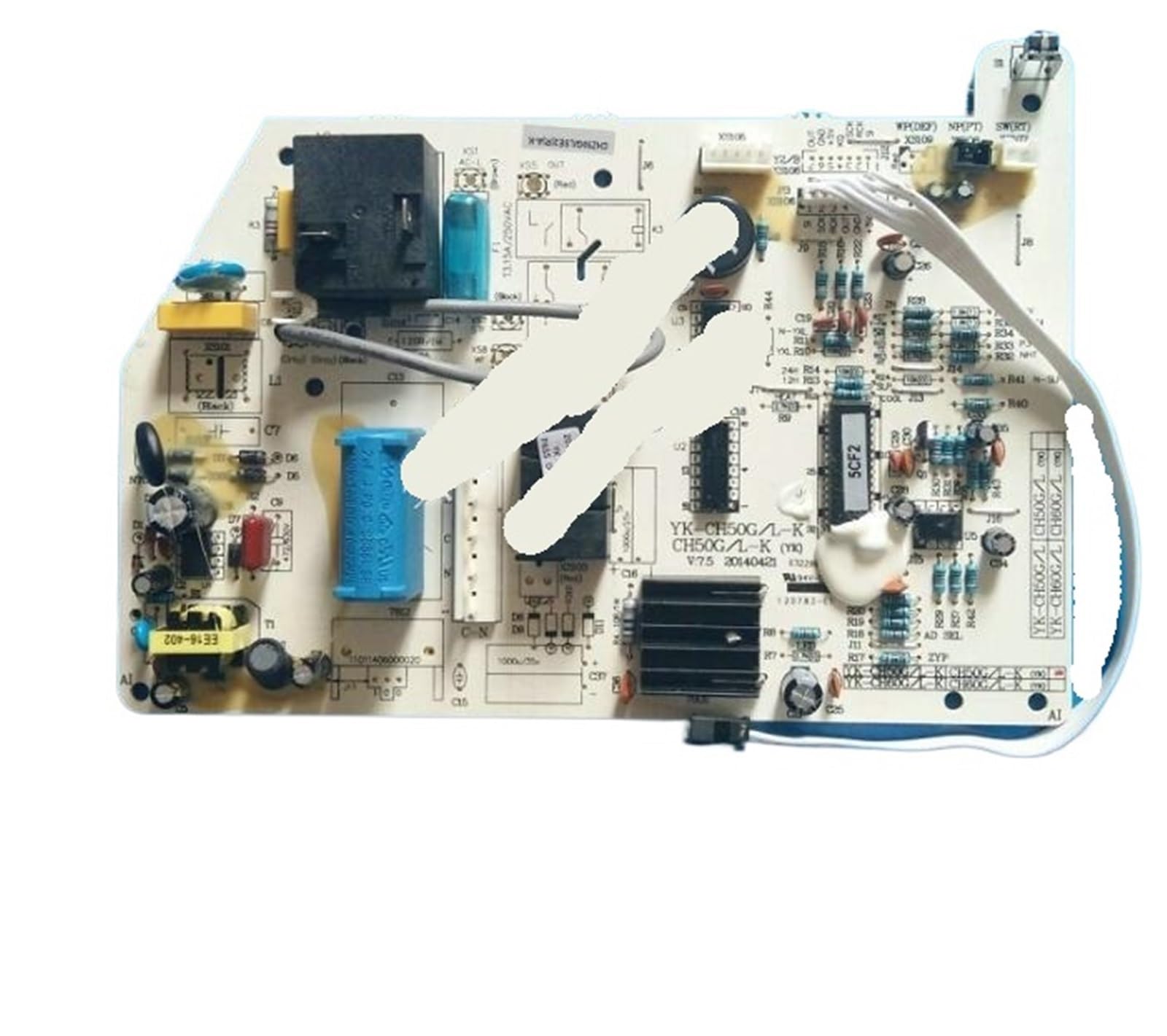 FKLSQYDU 1pcs Air Conditioning Computer Board Main Board YK-CH50G/L-K CHZ50G/LSE2(R) A-K