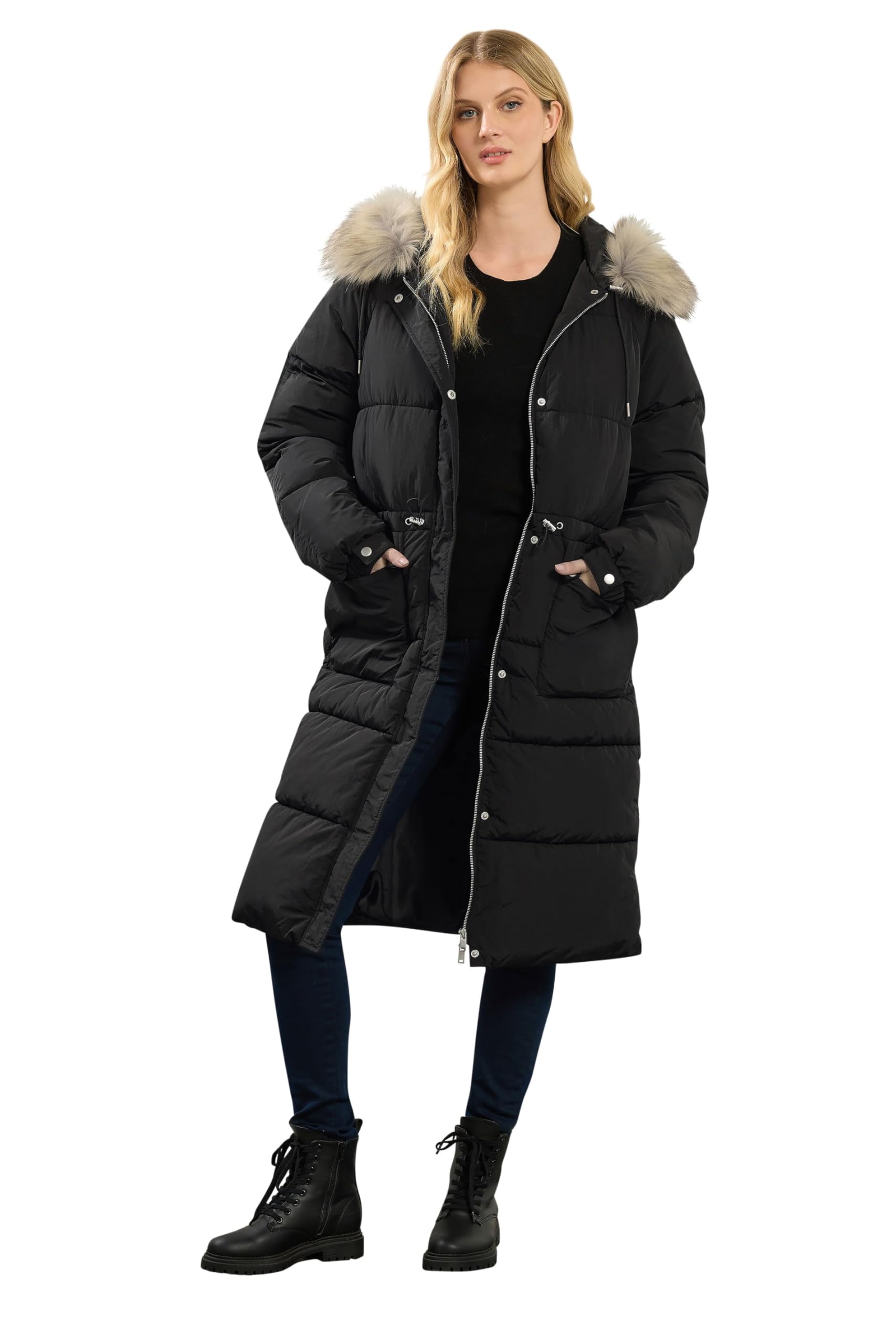 Long Tall Sally - Lts Tall Padded Midi Coat - Women's