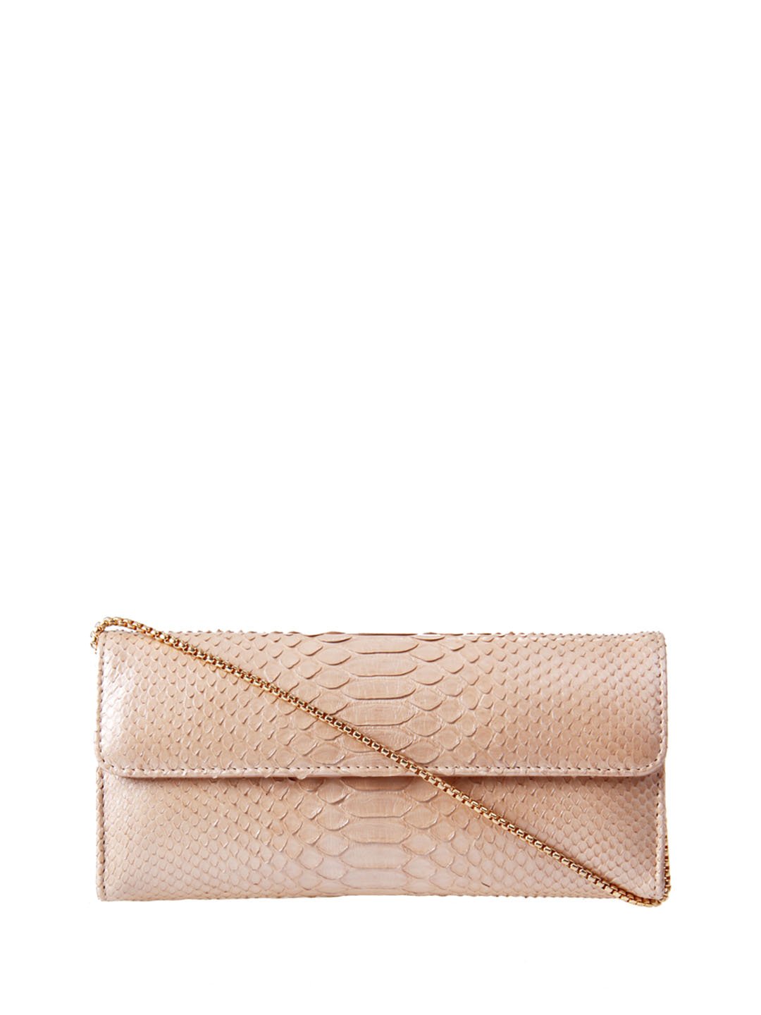 Evelyn Genuine Python Top Handle and Shoulder Bag