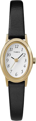 Timex Cavatina - Reloj para mujer, esfera de nácar con caja dorada