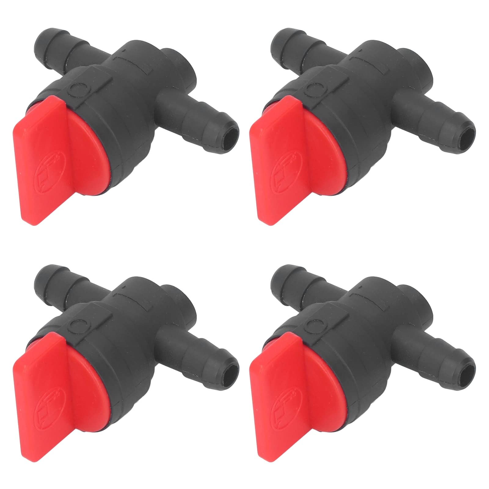 10 Stück Kraftstoffabsperrventil, 1/4 Zoll Inline-Kraftstoffabsperrventil Gaskraftstoff Kleiner Motor Ein Aus Kraftstoffschalterhahn für 494768 5091H 5091K 697947 Rasenmähertraktor