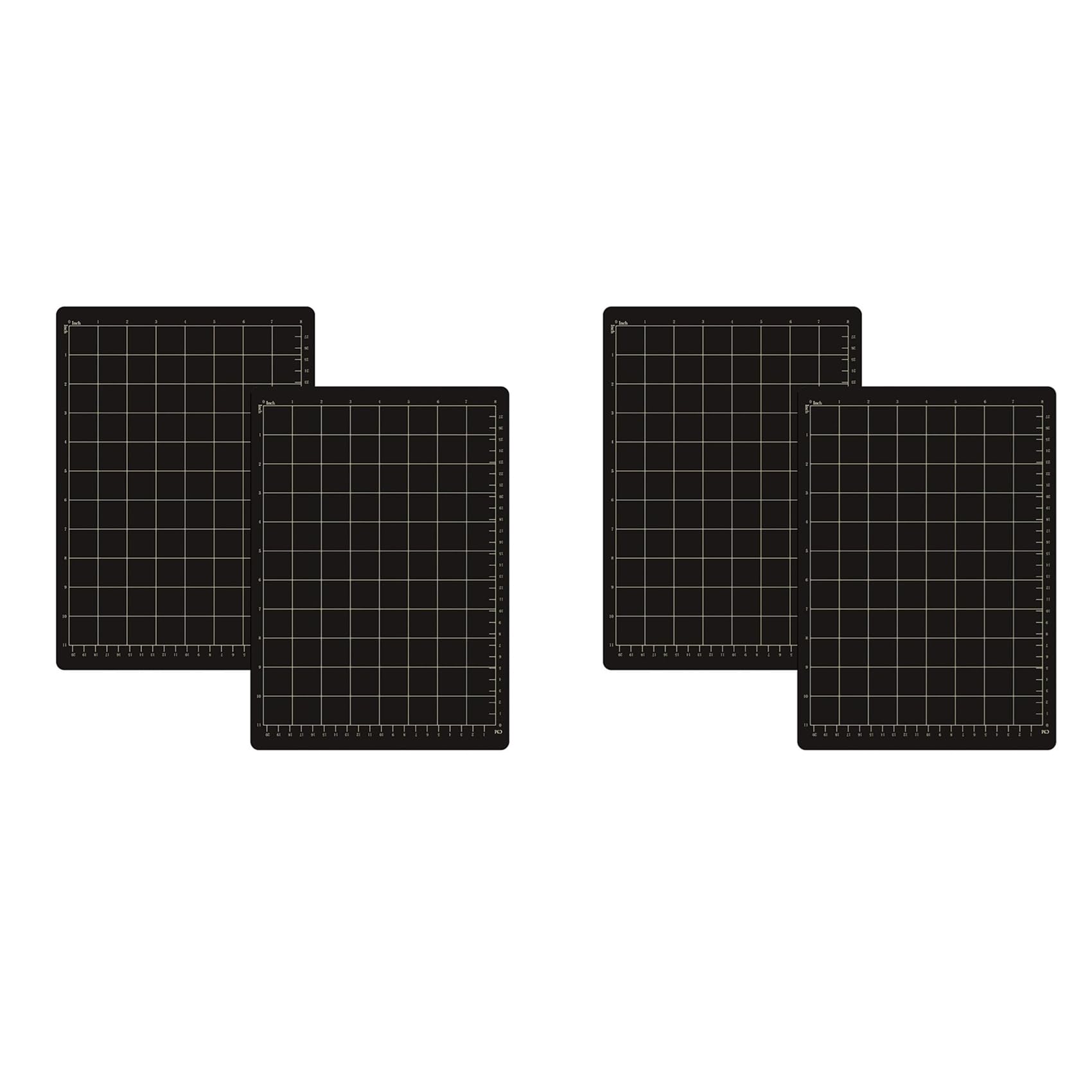 Jnchdghwa As Shown 4Pcs 9Inch W 12.5Inch L Magnetic Cutting Shim Grid Magnetic Shim Embossing Machine Die Pads Magnetic Shim For Die Cutter