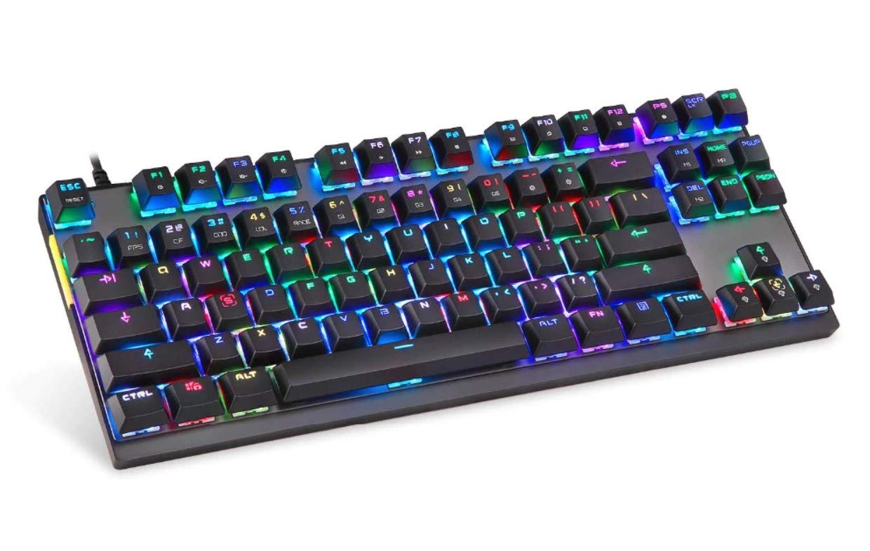 Teclado Mecânico Motospeed K82 Preto Switch Azul RGB | Amazon.com.br