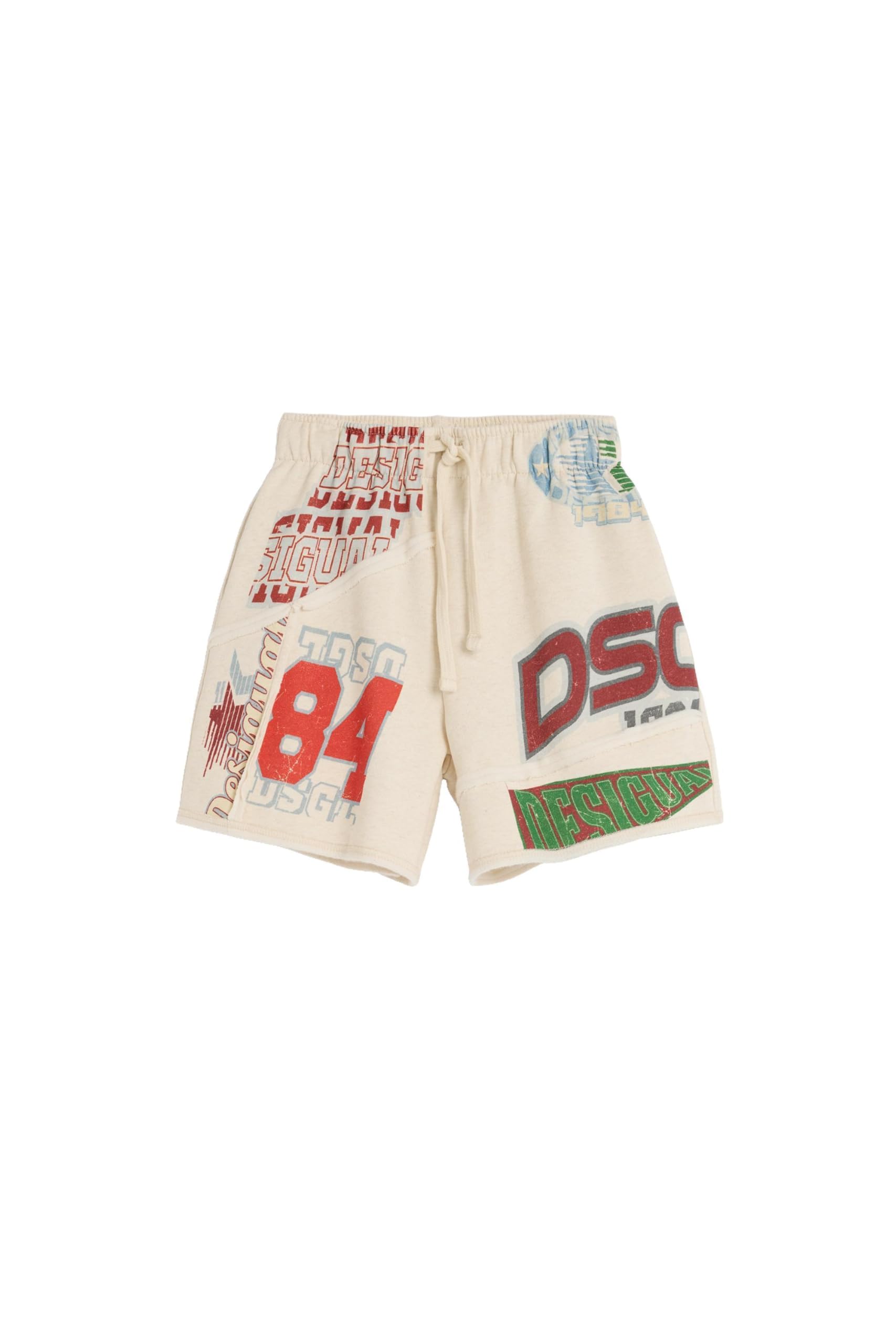Shorts Desigual niño blanco talla 7 8 años en algodón cómodo 5