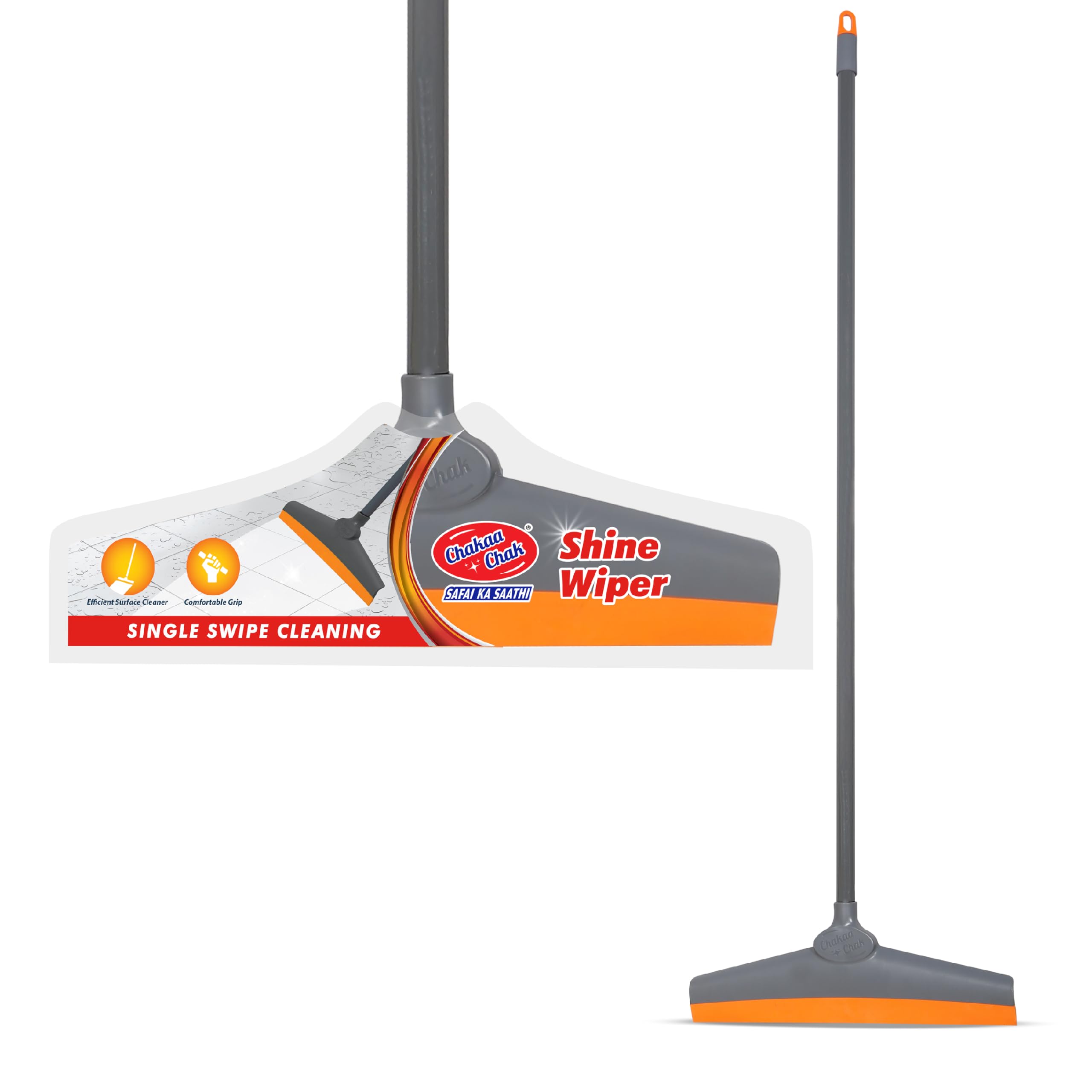 Shine Floor Wiper for Floor & Bathroom Cleaning Plastic & TPE Blades | Home Cleaning Gadgets| Surface Cleaner for Home, Kitchen, Office & Bathroom|-image-17