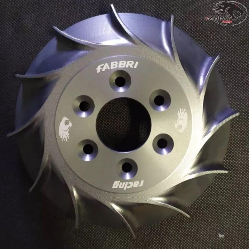Ventola FABBRI RACING accensione SIP alluminio cnc anodizzata TITANIO 460GR