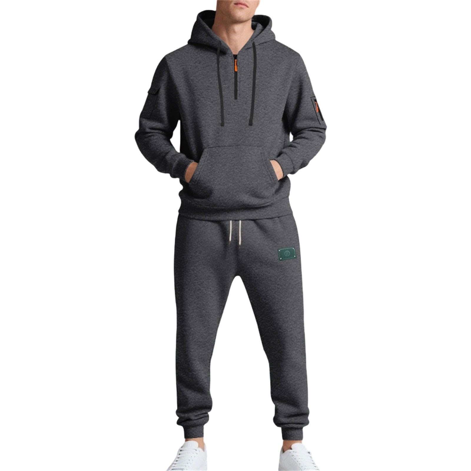 Chandal Hombre Completo Sudaderas con Capucha Térmico Entretiempo Streetwear