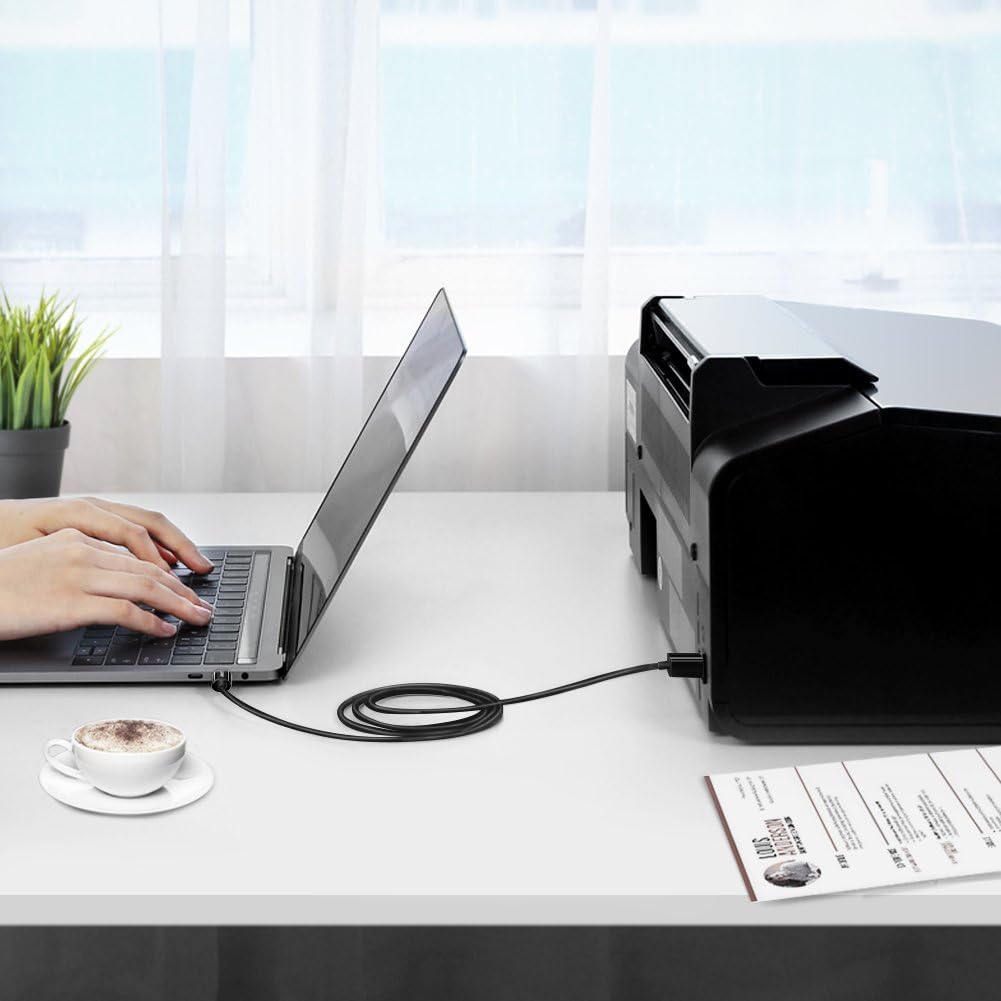 New Product UGREEN USB C Printer Cable USB Type C to USB 2.0 Type B Printer Scanner Cable Cord High Speed Compatible for Brother HP Canon Lexmark Epson Dell Xerox Samsung etc and Piano DAC 6FT Black Best Deal Cheap 🛒 UGREEN USB C Printer Cable USB Type C to USB 2.0 Type B Printer Scanner Cable Cord High Speed Compatible for Brother HP Canon Lexmark Epson Dell Xerox Samsung etc and Piano DAC 6FT Black