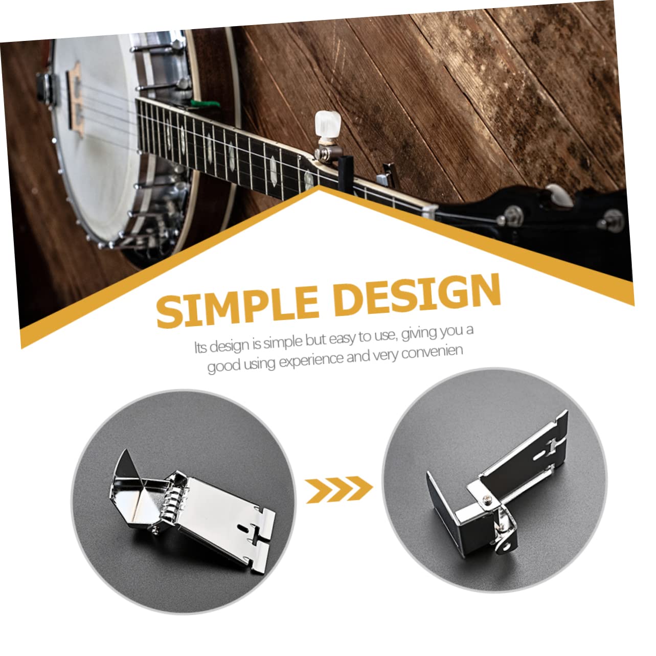 4stücke Saitige Banjo Saitenhalter Aus Hochwertigem Metall Chromfarbener Banjo Tailpiece Installieren Und Langlebig Für Musikliebhaber