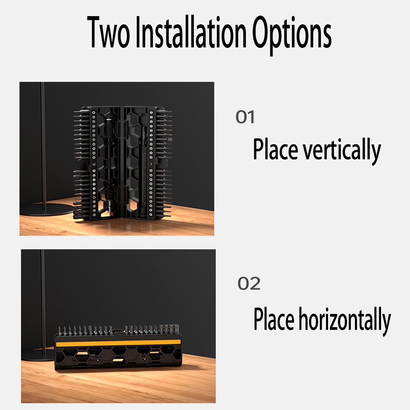 48-in-1 Kleiner Schraubendrehersatz, DIY-Mini-Reparaturwerkzeugsatz(Black)