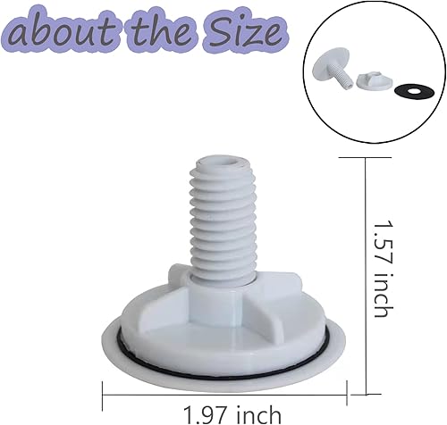 Miniatura 9 de 2 piezas de grifo de cocina cubierta de agujero de fregadero placa de orificio de grifo cubierta de tapón de metal cepillado acero inoxidable