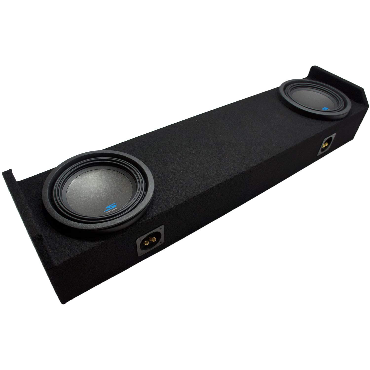 American Sound Connection HON2X10-RDLINE Compatible with Ridgeline Truck 2006-2014 Subwoofer Box Ext Cab Dual 10