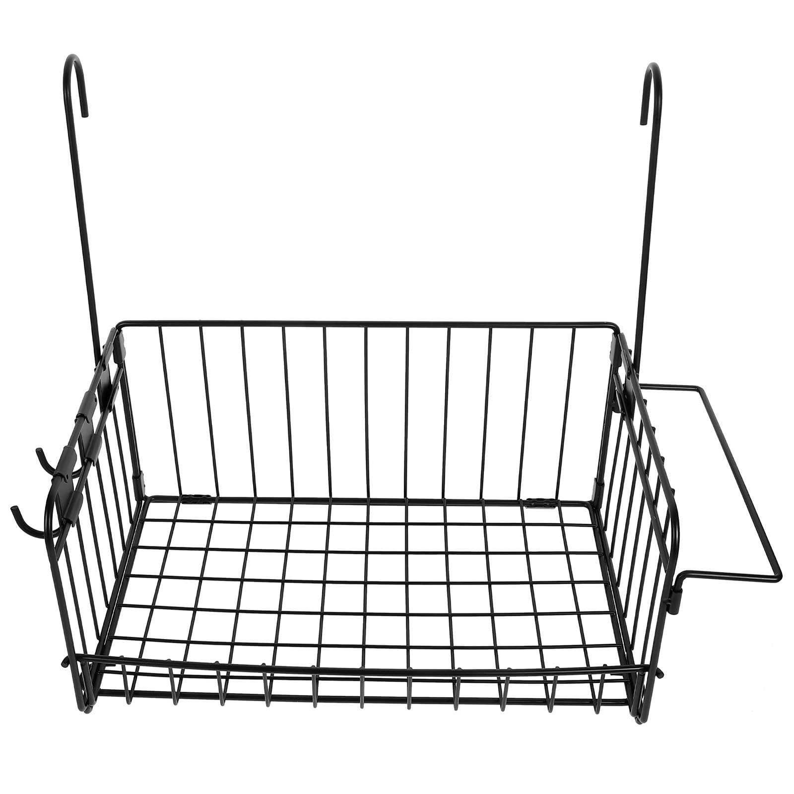 Panier suspendu acier pour en finir avec le désordre et étagère murale pliable