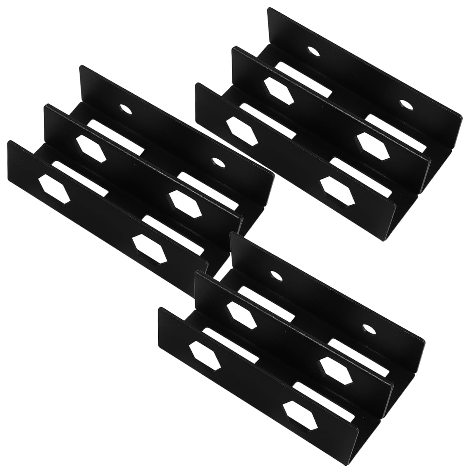 DOITOOL Desk Laptop Mount Double Layer Metal Stand Screws for Laptops and Keyboards Black