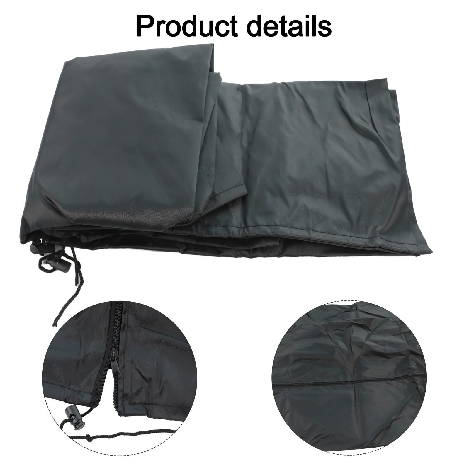 Kühlschrank-Abdeckung, wasserdicht und staubdicht, mit Reißverschluss, Outdoor-Kühlschrankabdeckungen, 210D, robuster Schutz (60 x 85 x 185 cm)