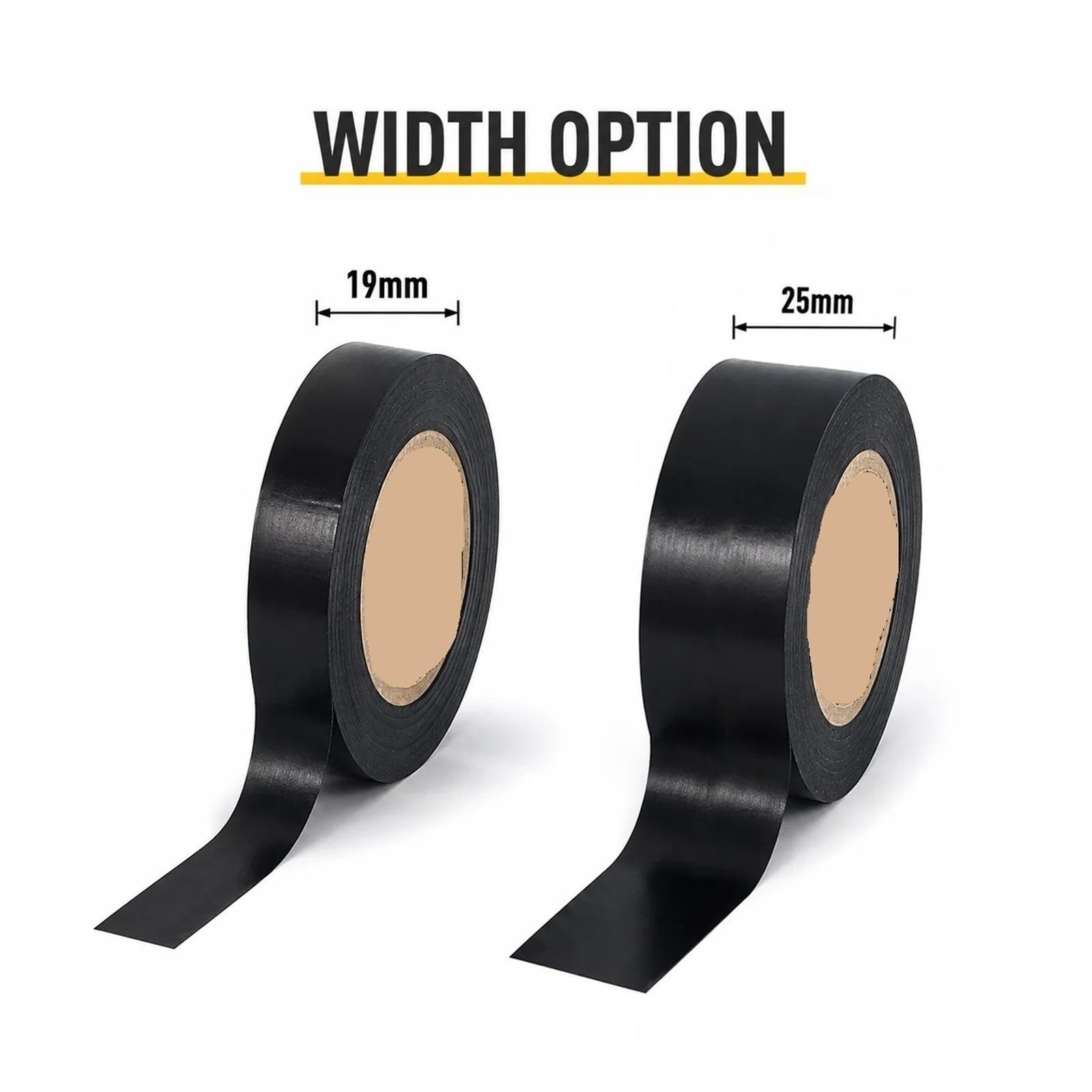 Width 19mm/25mm tape tape insulation, flame retardant | Electrical Tape(5 ROLLS_WIDTH 25X25M)
