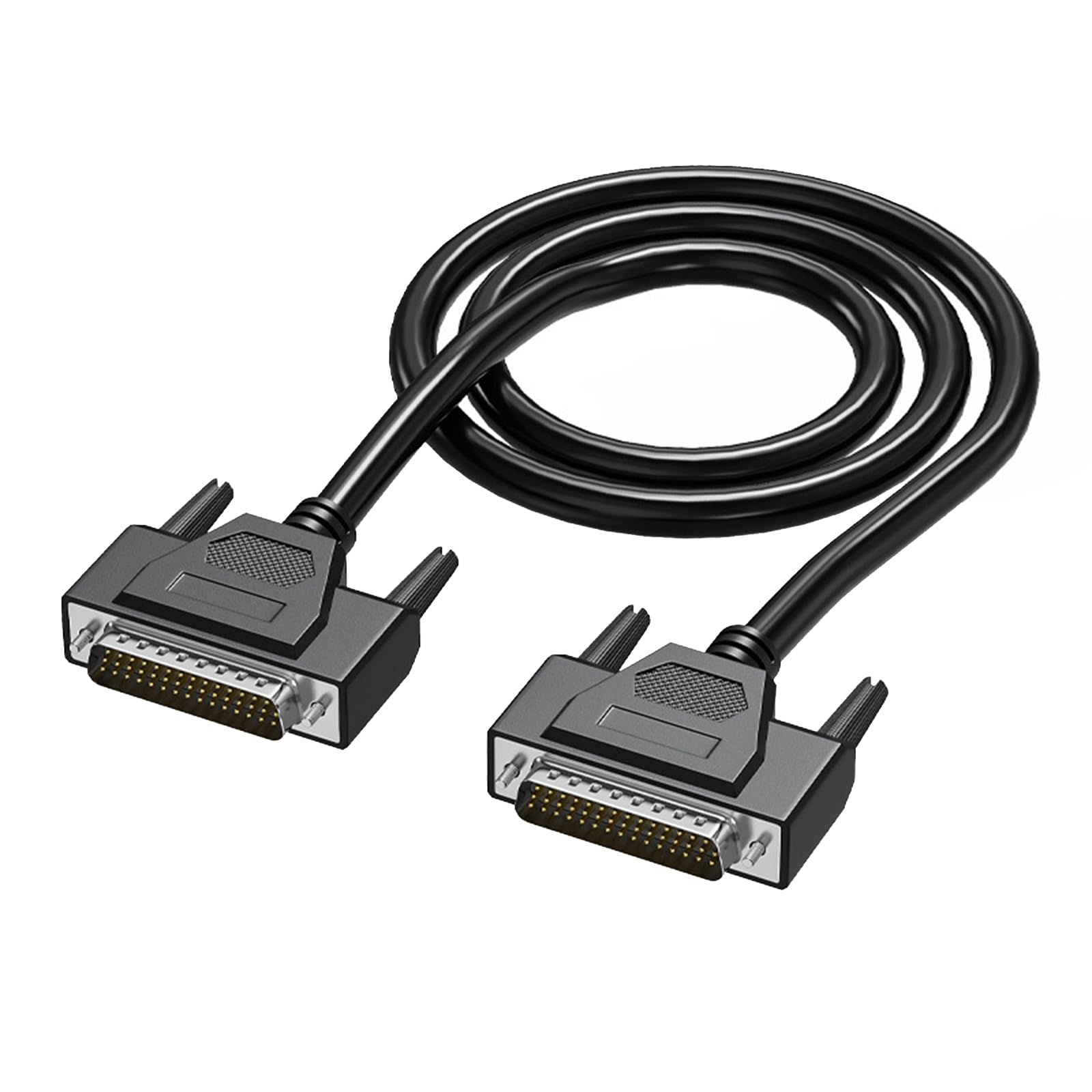 PVC DB44 Stecker auf Buchse/Stecker, Aluminiumfolie und Geflecht, paralleler serieller Anschluss für Computer und Maschinen
