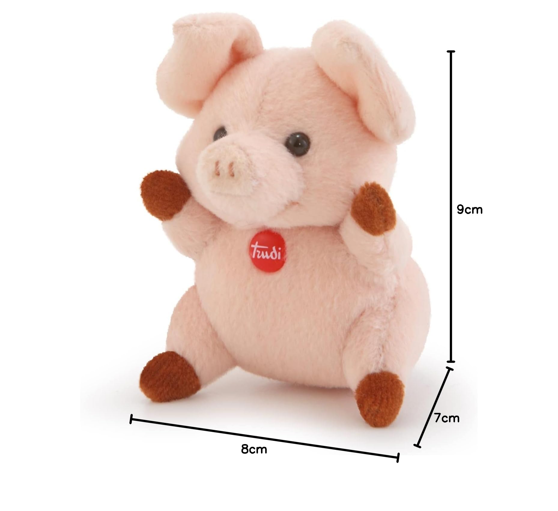 Peluche pupazzo Trudi sweet collection scoiattolo lungo 10 cm