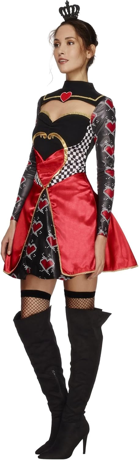 Smiffys womens Fever Queen of Hearts Costume - Image 2
