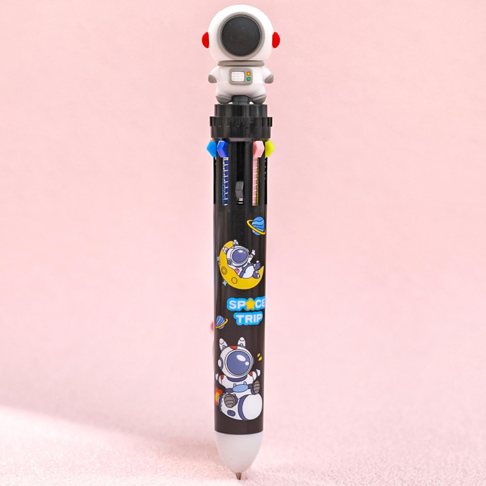Lustige Astronauten-Kugelschreiber 4 Stück – 1,0 Mm Schwarze Tinte, Niedliche Schreibstifte Für Schule & Büro