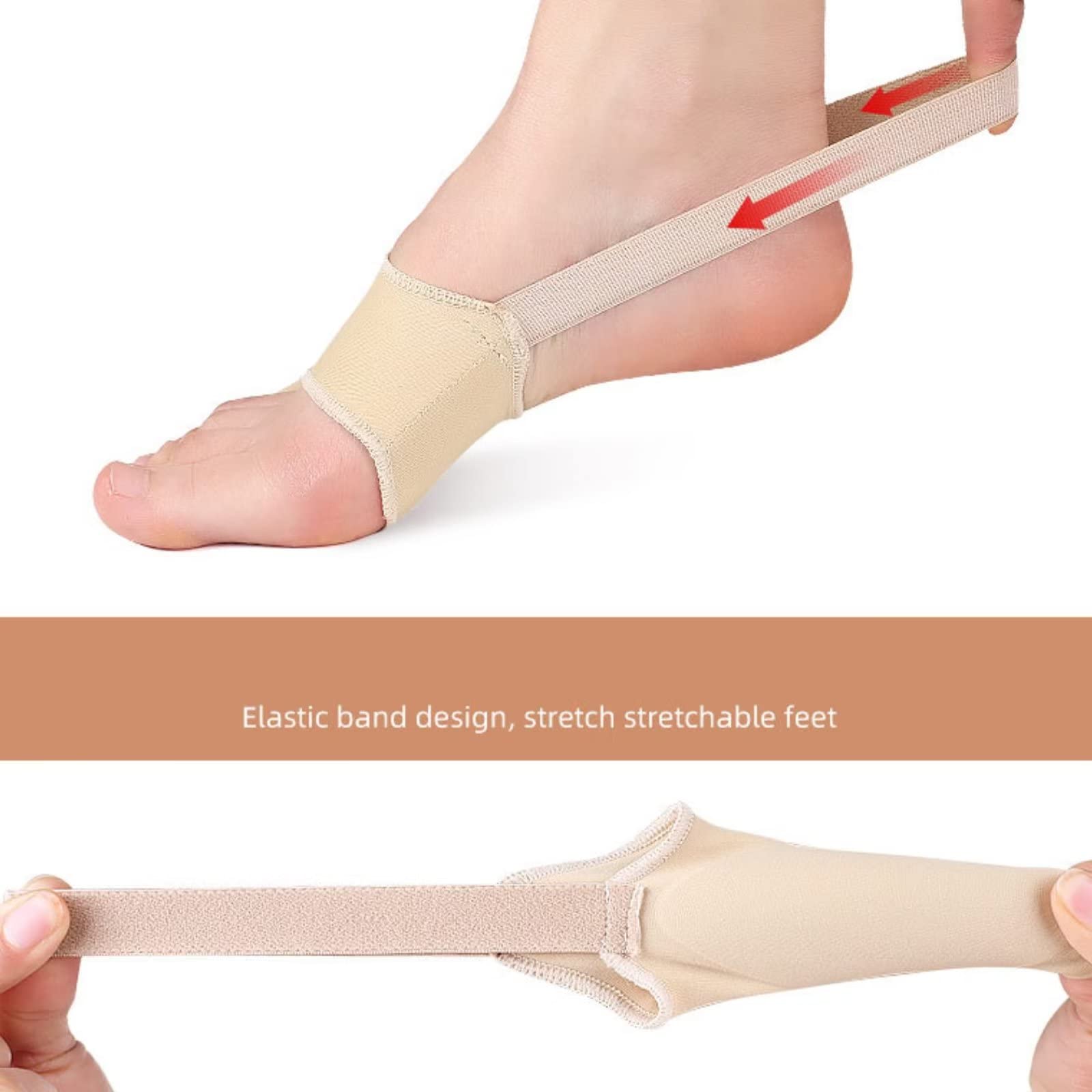 2 Pares de correctores de juanetes de Sastre para Mujeres y Hombres, Corrector de juanetes del Dedo meñique con Correa Antideslizante para aliviar el Dolor del Dedo meñique del juanete