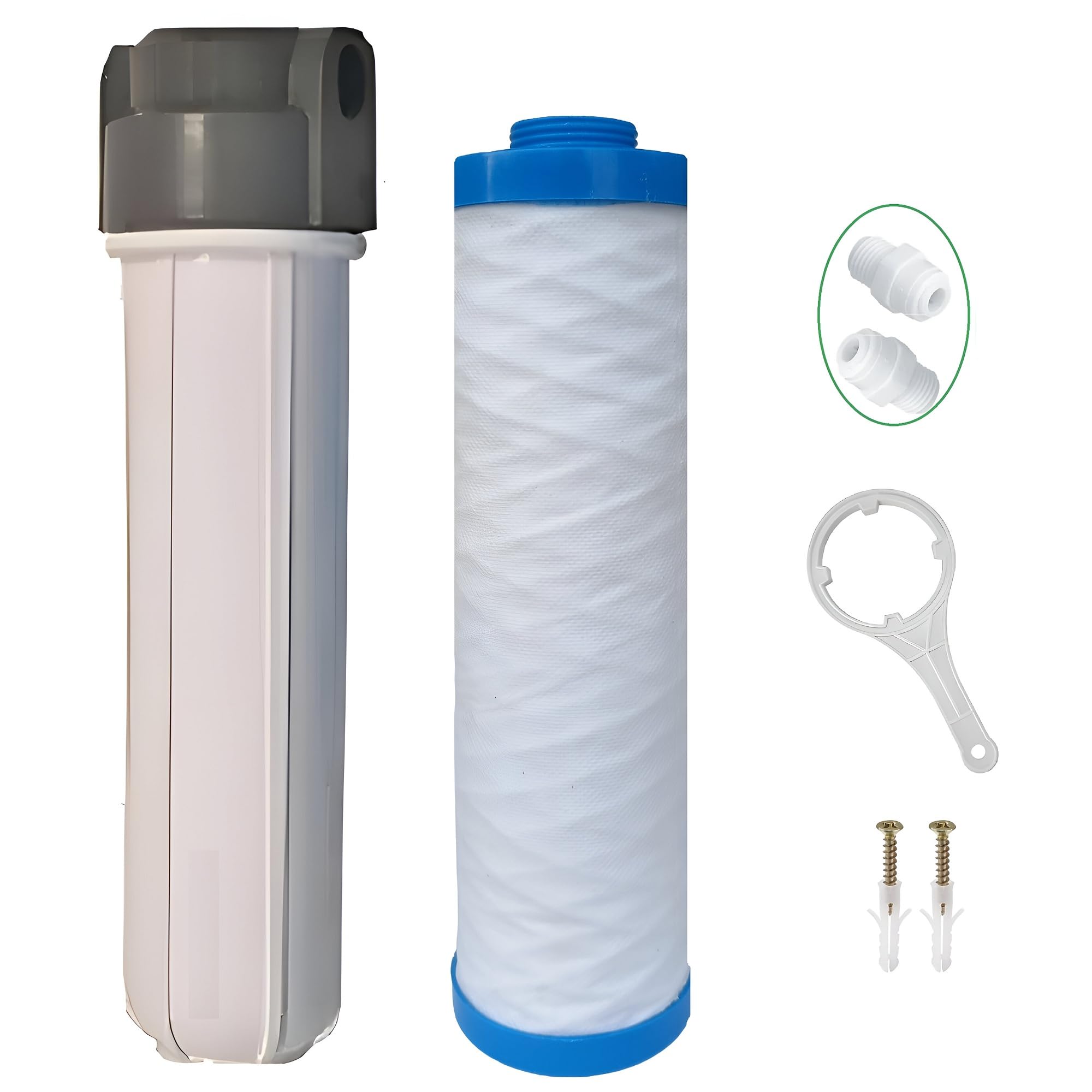 BIOTIC WATER 2 Stage Dual Pre Filter for Water Purifiers | Removes Sediment, Dust, Dirt, Smell & Odor | Virgin Polypropylene Yarn & Carbon Core Technology | Durable Pre Filter Housing-image-12