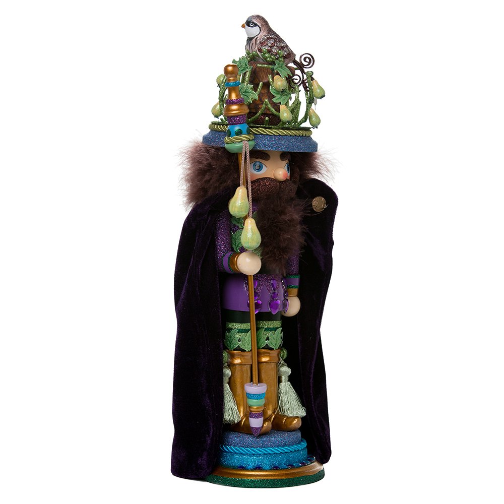 Kurt Adler HA0339 18" Hollywood Partridge in a Pear Tree Nutcracker