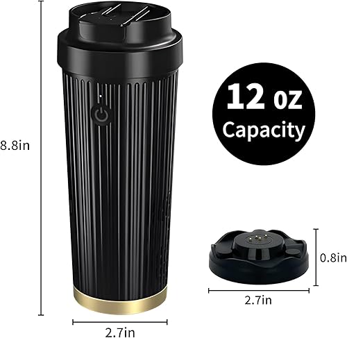 Miniatura 5 de Enfriador y calentador inteligente 2 en 1 para auto, mantiene la bebida fría o caliente, café, agua y leche, calentador y taza de refrigeración con