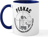 Vista 6 de CafePress PEBKAC - Taza de café de cerámica, taza de té de 11 onzas