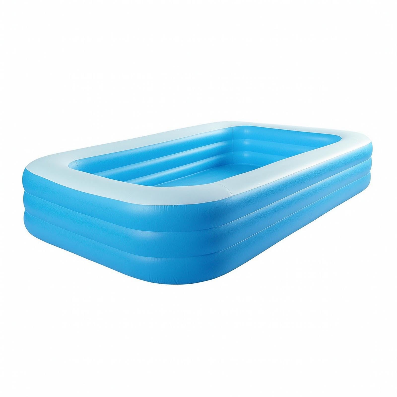 Inflatable Swimming Pool Rectangular Inflatable Pool Outdoor for Kids, Backyard, Garden-image-8