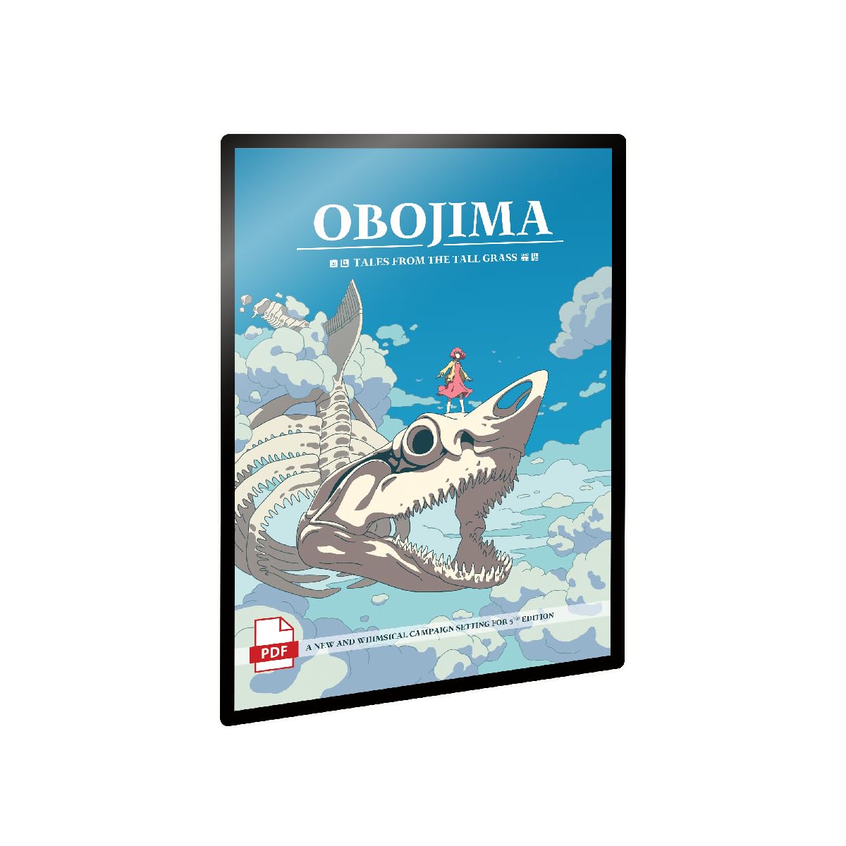 Obojima Compatible with Dungeons & Dragons Tales from the Tall Grass PDF Code Card. 5th Edition Campaign Setting