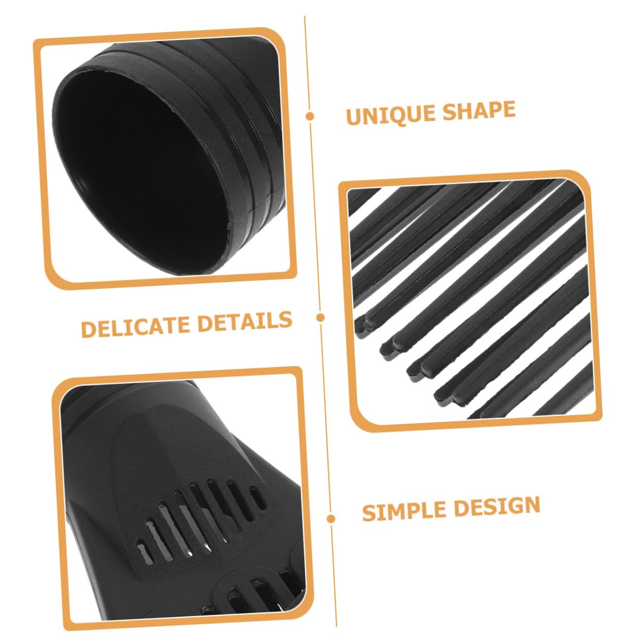 Pettine Ugello per Asciugacapelli 10 Pezzi, Accessorio per Styling Chioma, Ricambio Resistente in Plastica, per Uso Domestico e Professionale, Leggero e Portatile per Viaggi