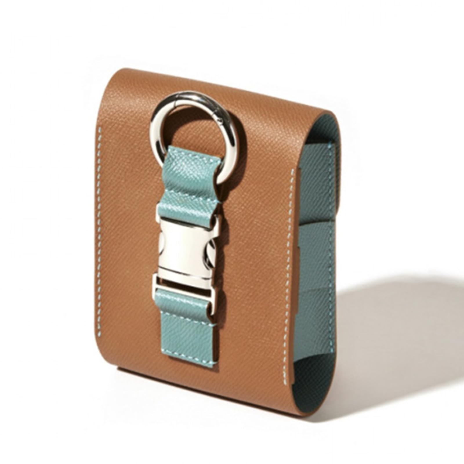 BAIRU Sac de transport en cuir pour balles de golf - Porte-tees de golf - Pochette de rangement portable - Sac de rangement léger pour balle de golf - Sac de rangement pour télémètre
