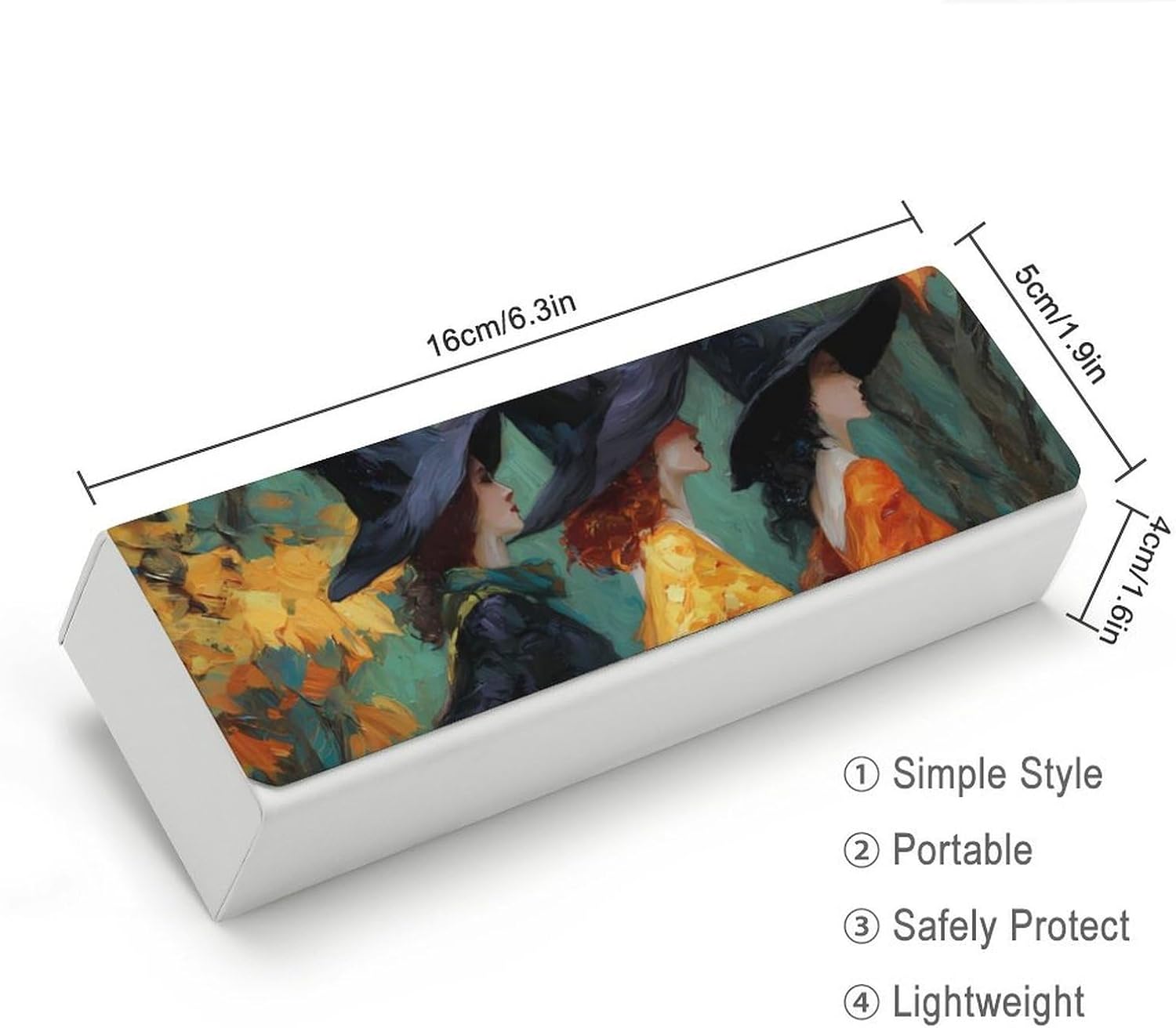 Three Witches Eyeglasses Case with Cleaning Cloth image 2