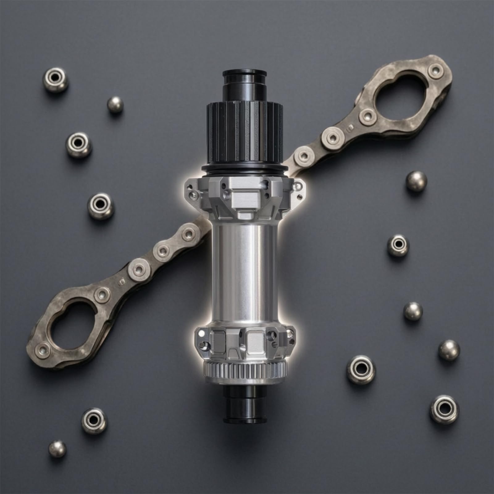 Mozzo Posteriore con Center Lock Sgancio Rapido Mozzo Posteriore per Bici da Montagna Sigillato Componente per Assemblaggio Ruote