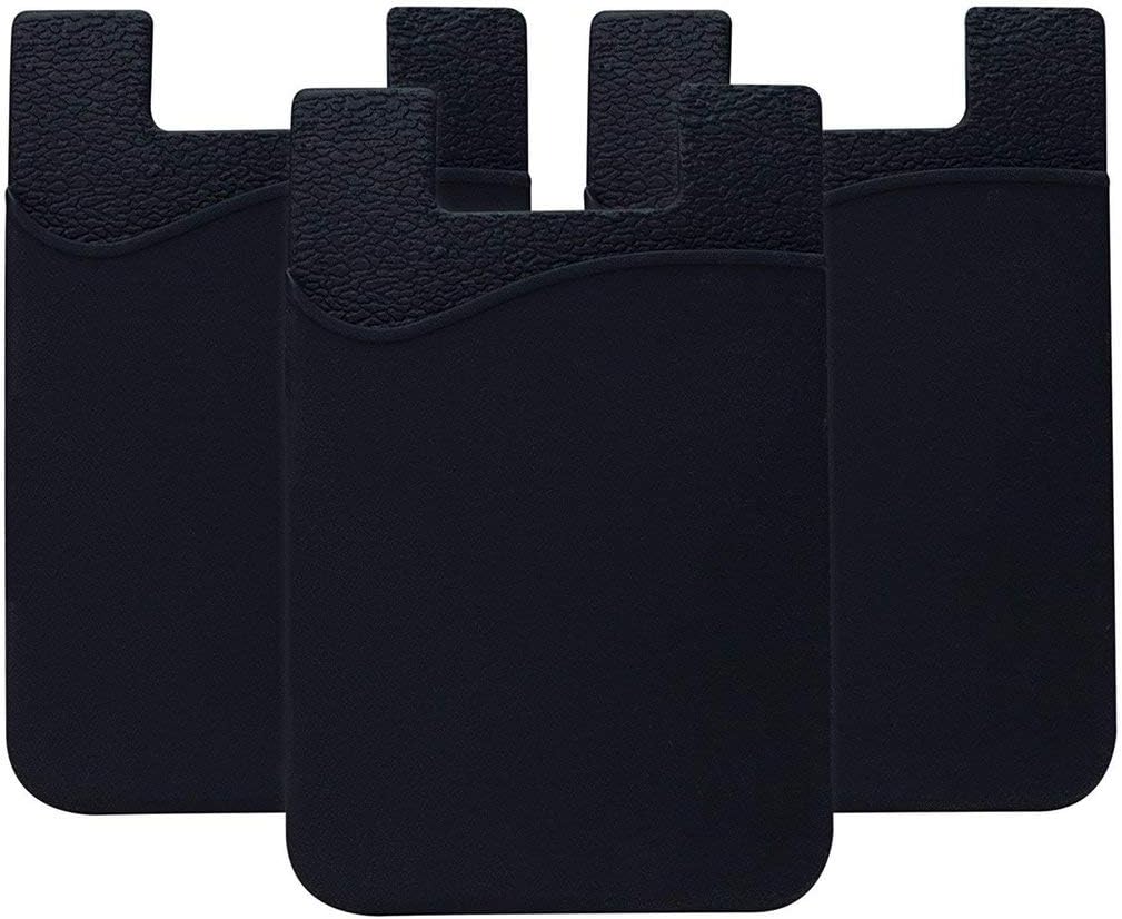 Agentwhiteusa Cell Phone Stick on Wallet, Credit Card, Business Card & Id Holder, Compatible with iPhone, Android & Most Smartphones