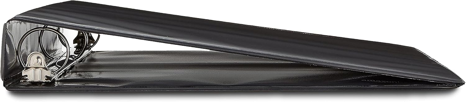  Basics 3-Ring Binder, 1 Inch - Black, 4-Pack : Office Products