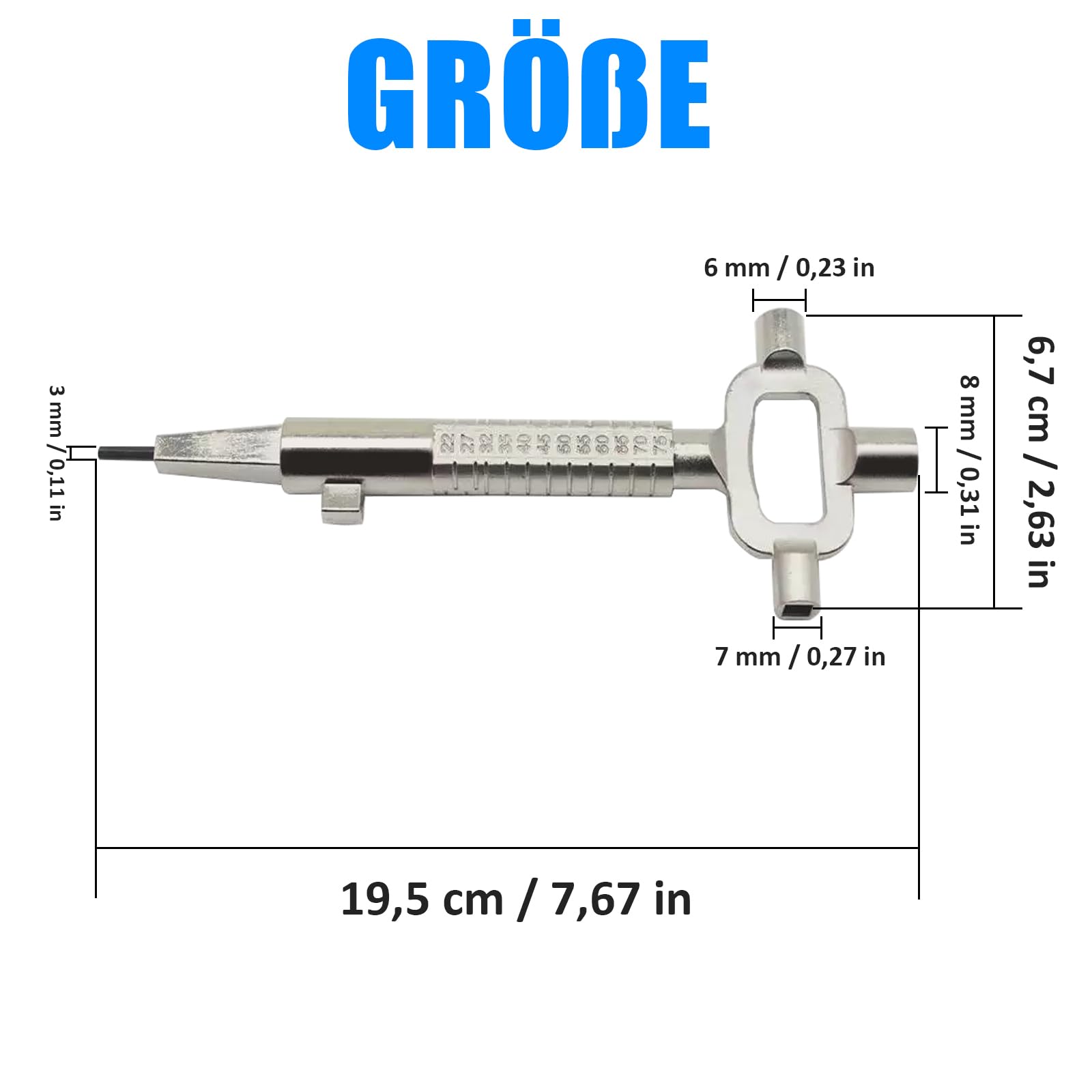 Gvivej Lot De 2 Clés De Chantier Universelles - Clé De Chantier Avec Jauge De Cylindre - Pour Ouvrir - Serrure à Cylindre Enfichable Gvivej Lot De 2 Clés De Chantier Universelles - Clé De Chantier Avec Jauge De Cylindre - Pour Ouvrir - Serrure à Cylindre Enfichable