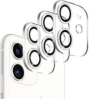 Vista 168 de 3 Pack Tempered Glass Camera Lens Protector for iPhone 12 6.1", Ultra HD, 9H Hardness, Anti-Scratch, Case Friendly, Easy to Install