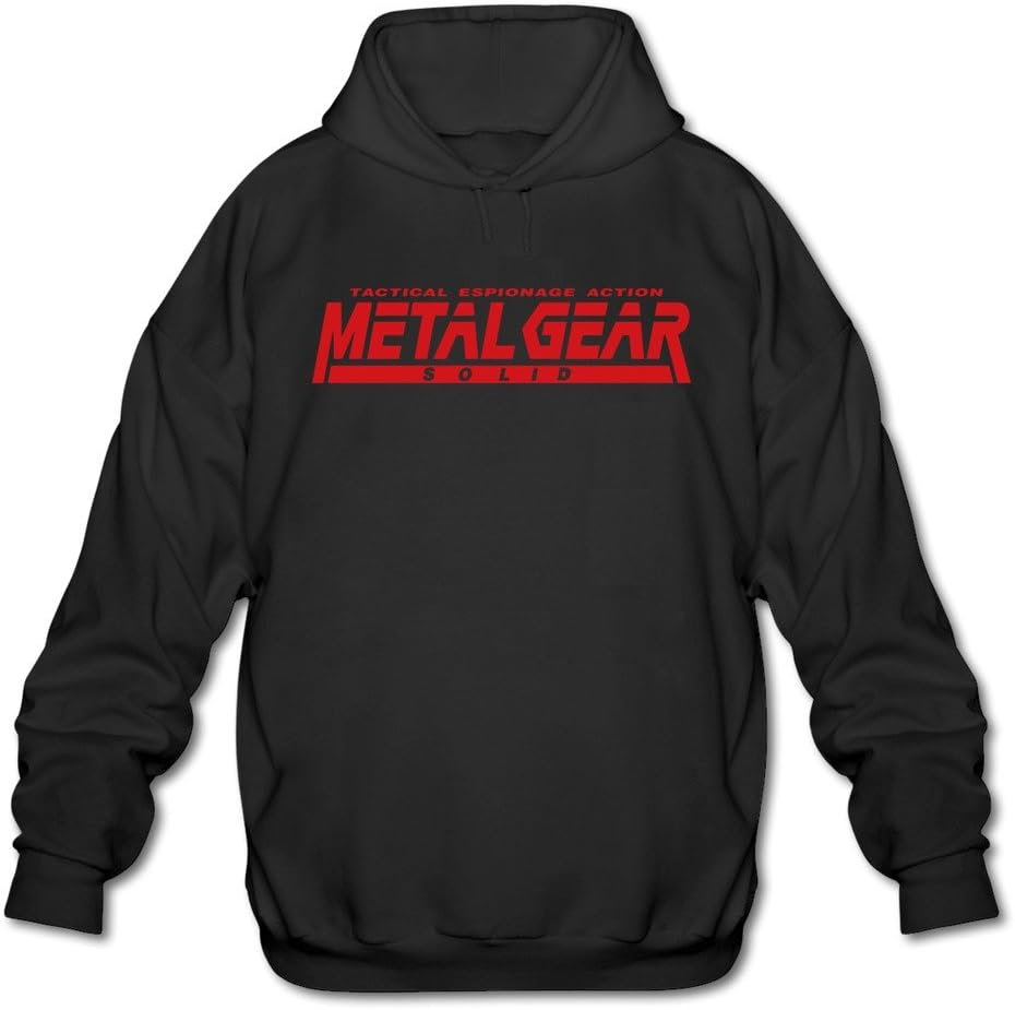 Men's Metal Gear Solid Hooded Sweatshirts XL Black