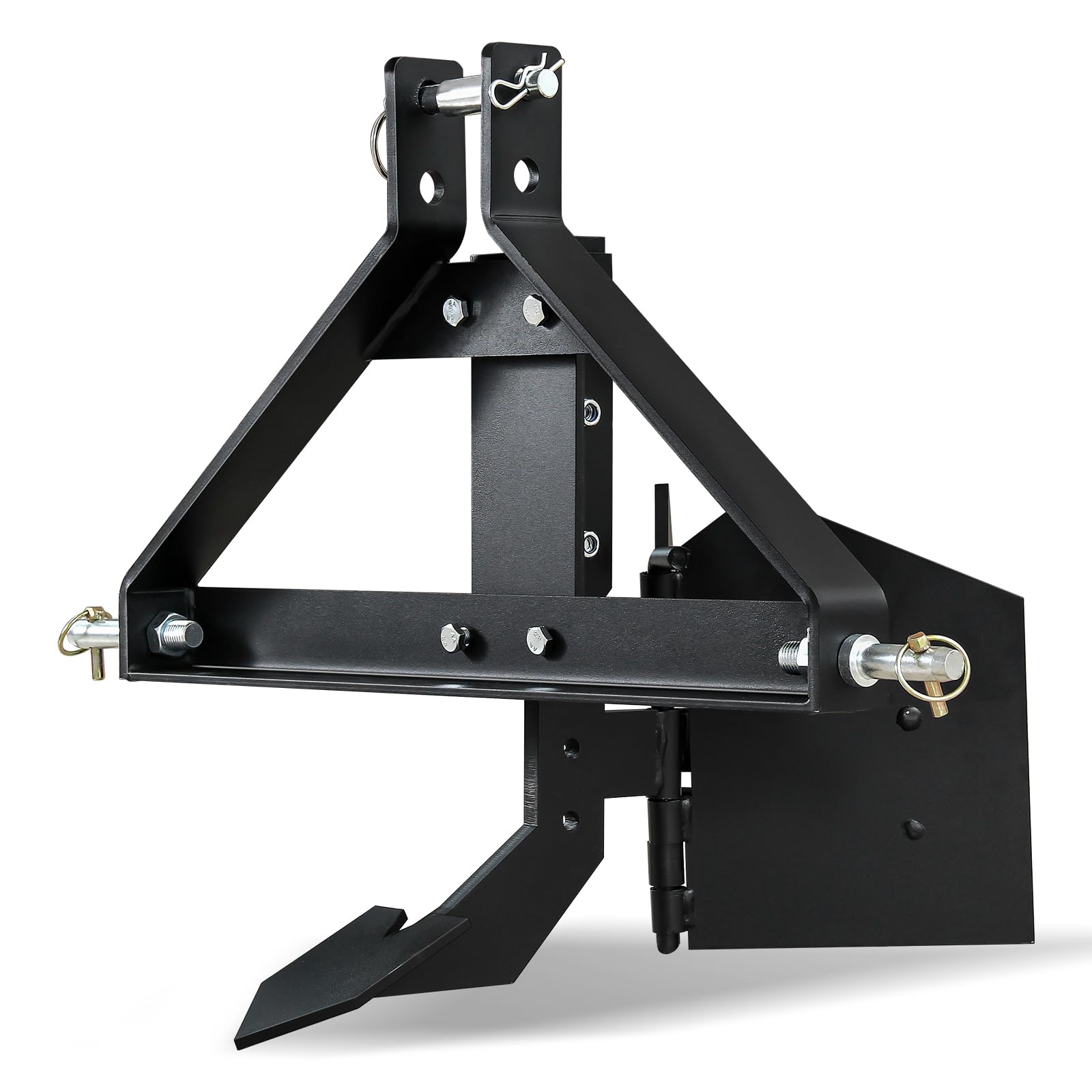 3 Point Quick Hitch Tractors, Middle Buster for Category 1, Heavy Duty Steel Furrowing Plow (Type B)