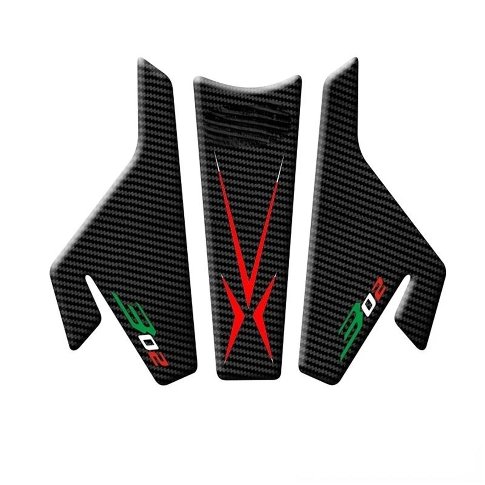 Motorcycle Fuel Tank Pad Decal Knee Pad Fuel Tank Traction for Benelli for Tornado 302R 252R 302 252(Style 2)
