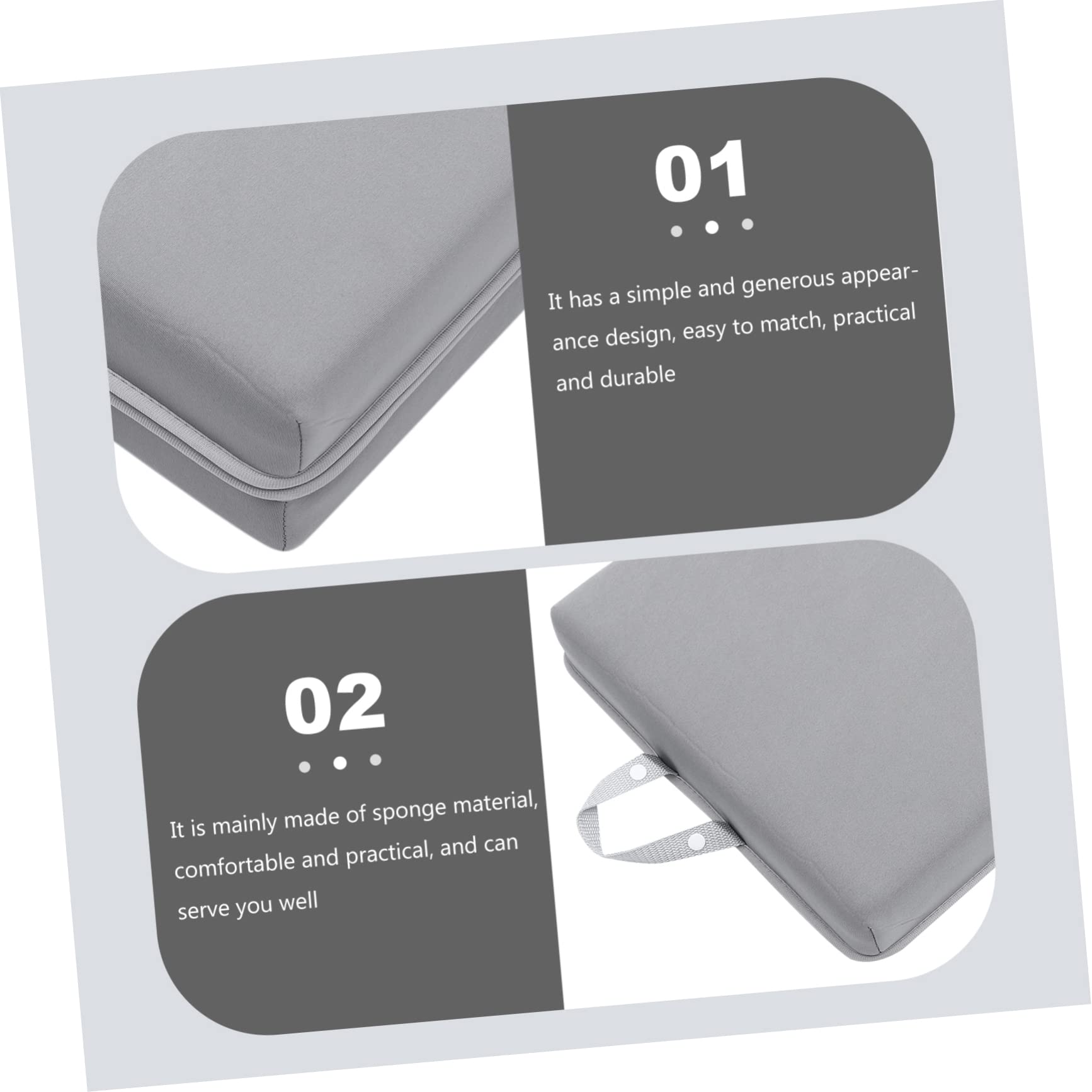 Mipcase Cuscino per Inginocchiatoio 1 Pezzo in Neoprene e Spugna | Tappetino da Ginocchio Semplice, Facile da Trasportare, per Giardino e Casa