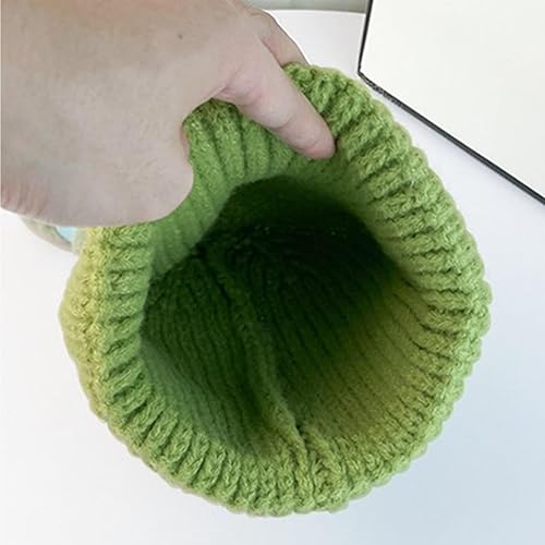 Miniatura 7 de hwqsad Winter Parent-Child Cute Glowing Little Monster Knit Hat,Cute Glowing Little Monster Knit Hat