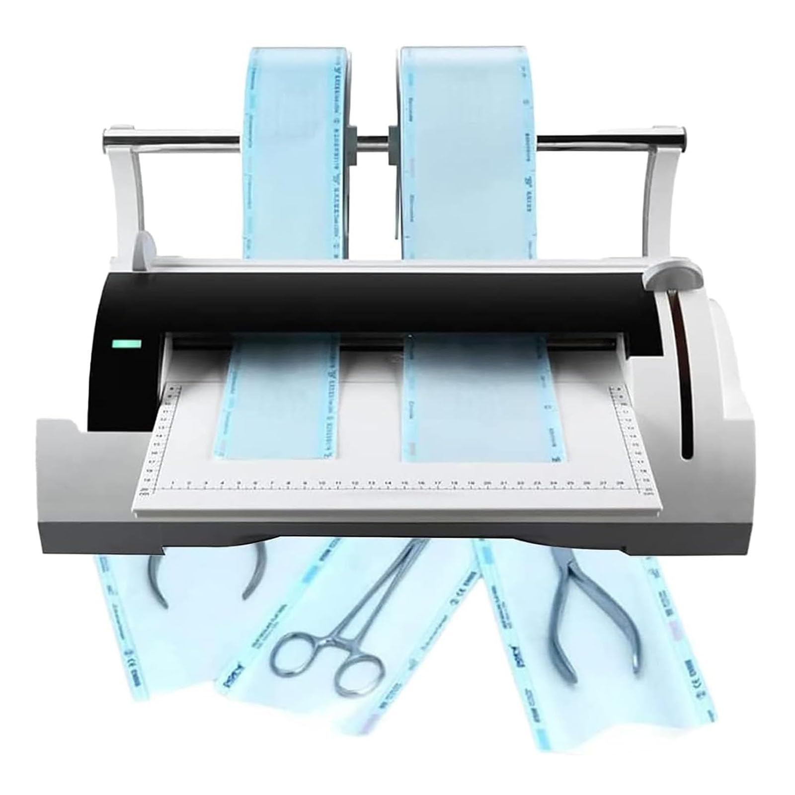 Machine à sceller les sacs dentaires, scellant d'emballage médical avec étalonnage automatique de la température, pli de 12 mm, joint de 300 mm, arrêt automatique, pour clinique et hôpital