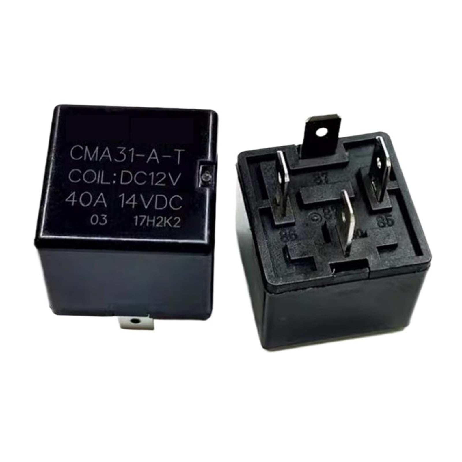 Relay CMA31-A-T 12V DC 40A 4 pin pour circuit automobile lot de 10 pièces