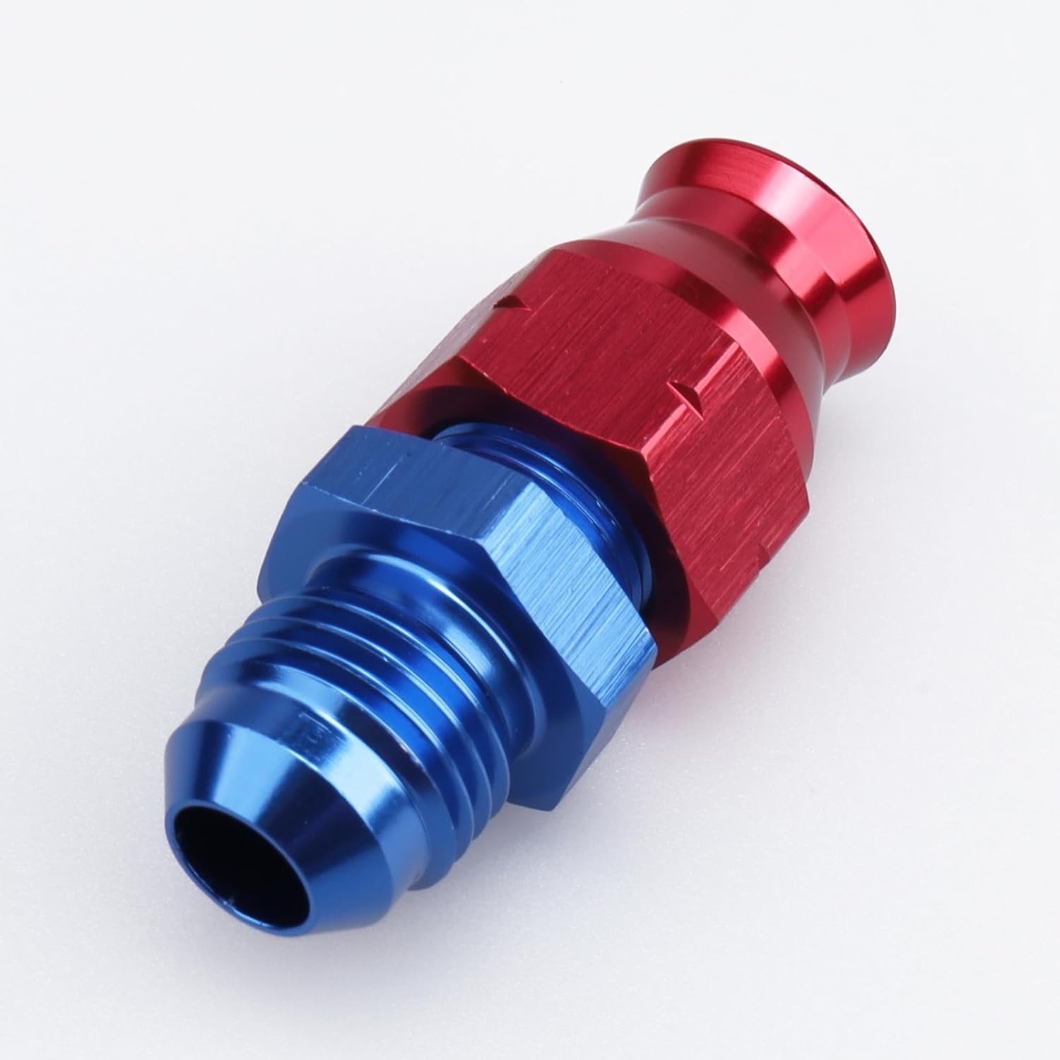 AC PERFORMANCE 3/8" Aluminum Fuel Line Hard Tube 25 Feet Coil with -6 AN Male to 3/8" Hardline Tube Fuel Fitting